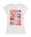 Canadá Soccer Girl´s Fitted Cotton T-shirt White Impressions Artwork