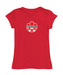 Canadá Soccer Girl´s Fitted Cotton T-shirt Red