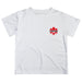 Canadá Soccer Impressions Artwork Boys White Short Sleeve Tee