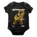 Christopher Bell Cotton Short Sleeve Bodysuit Black