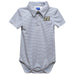 Christopher Bell Vive La Fete Polo Pencil Stripe Bodysuit - Gray