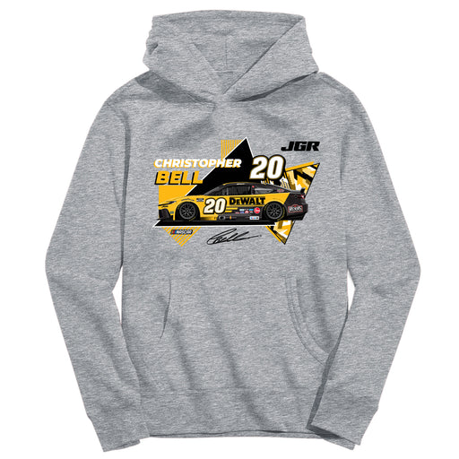 Christopher Bell NASCAR Pullover Cotton Hoodie - Grey