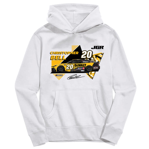 Christopher Bell NASCAR Pullover Cotton Hoodie - White