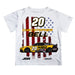 Christopher Bell Vive La Fete NASCAR Flag Racing Car T-Shirt  - White