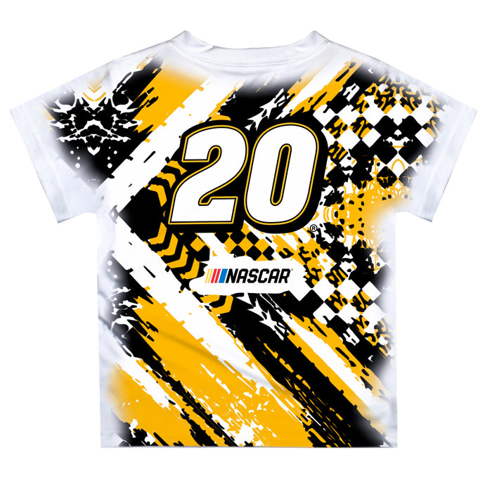 Christopher Bell Vive La Fete NASCAR Abstract Kids T-Shirt  - Gold - Vive La Fête - Online Apparel Store