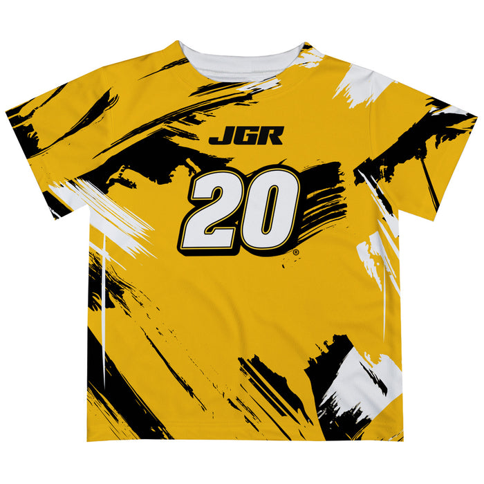 Christopher Bell Vive La Fete NASCAR Paint Brush T-Shirt - Gold