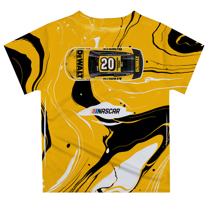 Christopher Bell Vive La Fete NASCAR Marble T-Shirt  - Gold - Vive La Fête - Online Apparel Store