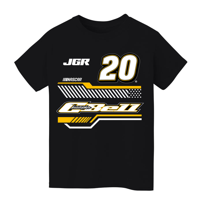 Christopher Bell NASCAR Geometric Classic Front Cotton T-Shirt - Black