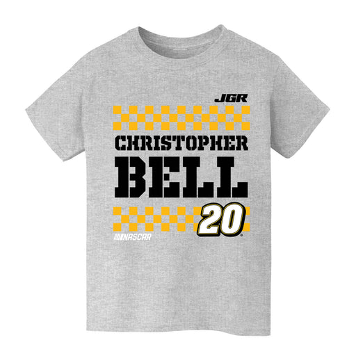 Christopher Bell NASCAR Grid Car Cotton T-Shirt - Grey
