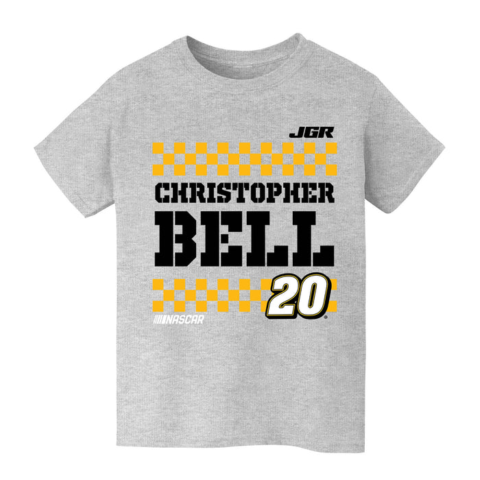 Christopher Bell NASCAR Grid Car Cotton T-Shirt - Grey