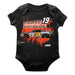 Chase Briscoe Cotton Short Sleeve Bodysuit Black