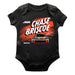 Chase Briscoe Cotton Short Sleeve Bodysuit Black