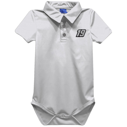 Chase Briscoe Vive La Fete Solid Polo Bodysuit - White