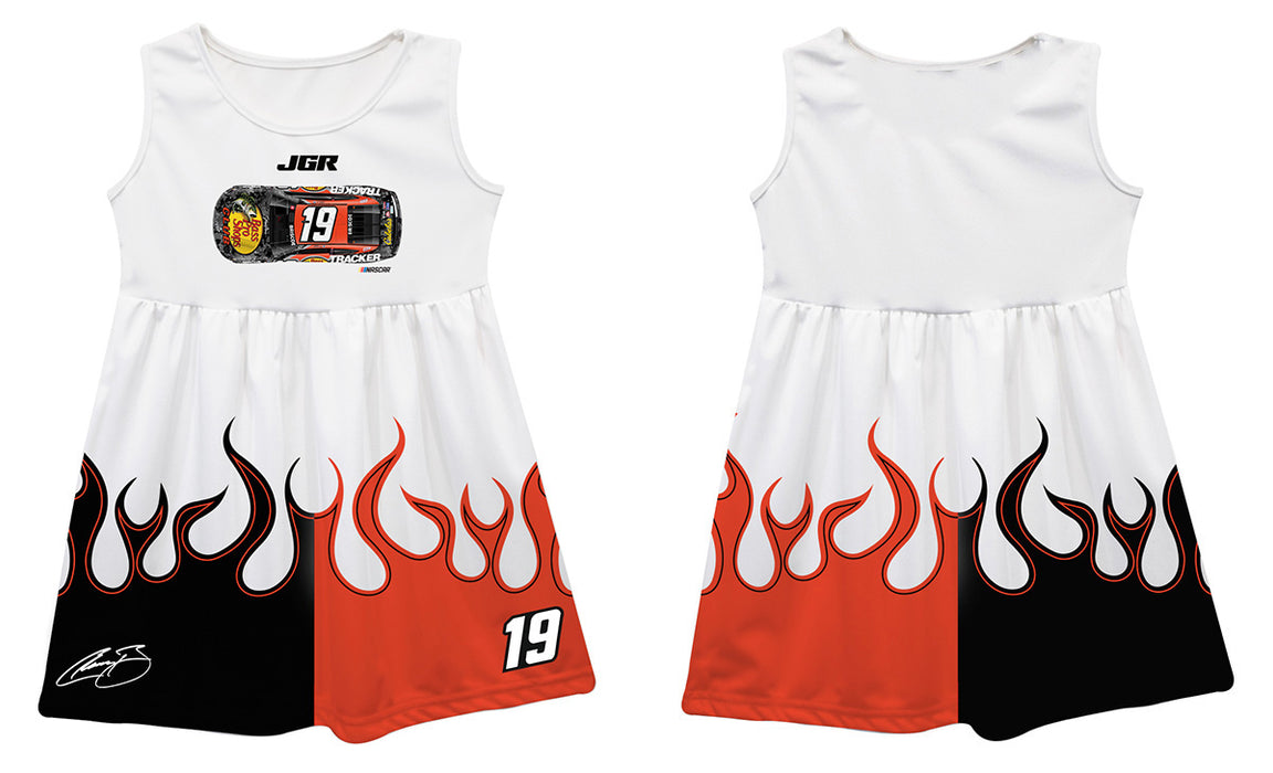 Chase Briscoe Vive La Fete NASCAR Car - Flames Tank Dress - White - Vive La Fête - Online Apparel Store