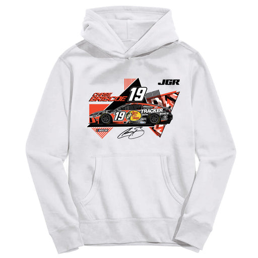 Chase Briscoe NASCAR Pullover Cotton Hoodie - White
