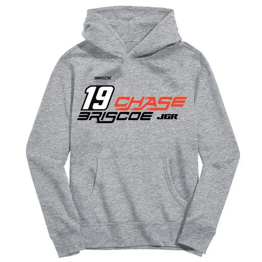 Chase Briscoe NASCAR Pullover Cotton Hoodie - Grey