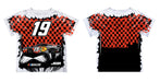 Chase Briscoe Vive La Fete NASCAR Checkered Racing Car T-Shirt - Orange - Vive La Fête - Online Apparel Store