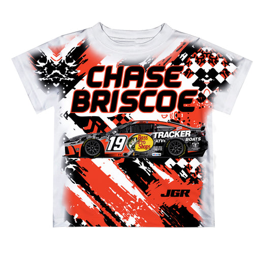 Chase Briscoe Vive La Fete NASCAR Abstract Kids T-Shirt  - Orange