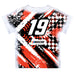 Chase Briscoe Vive La Fete NASCAR Abstract Kids T-Shirt  - Orange - Vive La Fête - Online Apparel Store