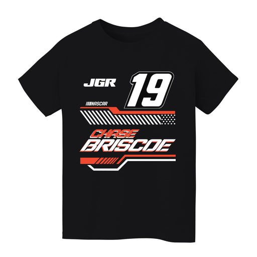 Chase Briscoe NASCAR Geometric Classic Front Cotton T-Shirt - Black
