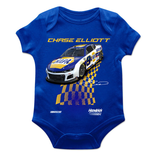 Chase Elliott Cotton Short Sleeve Bodysuit Royal