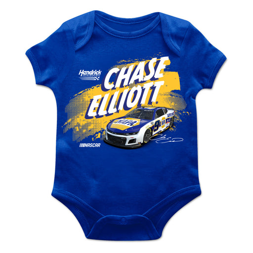 Chase Elliott Cotton Short Sleeve Bodysuit Royal