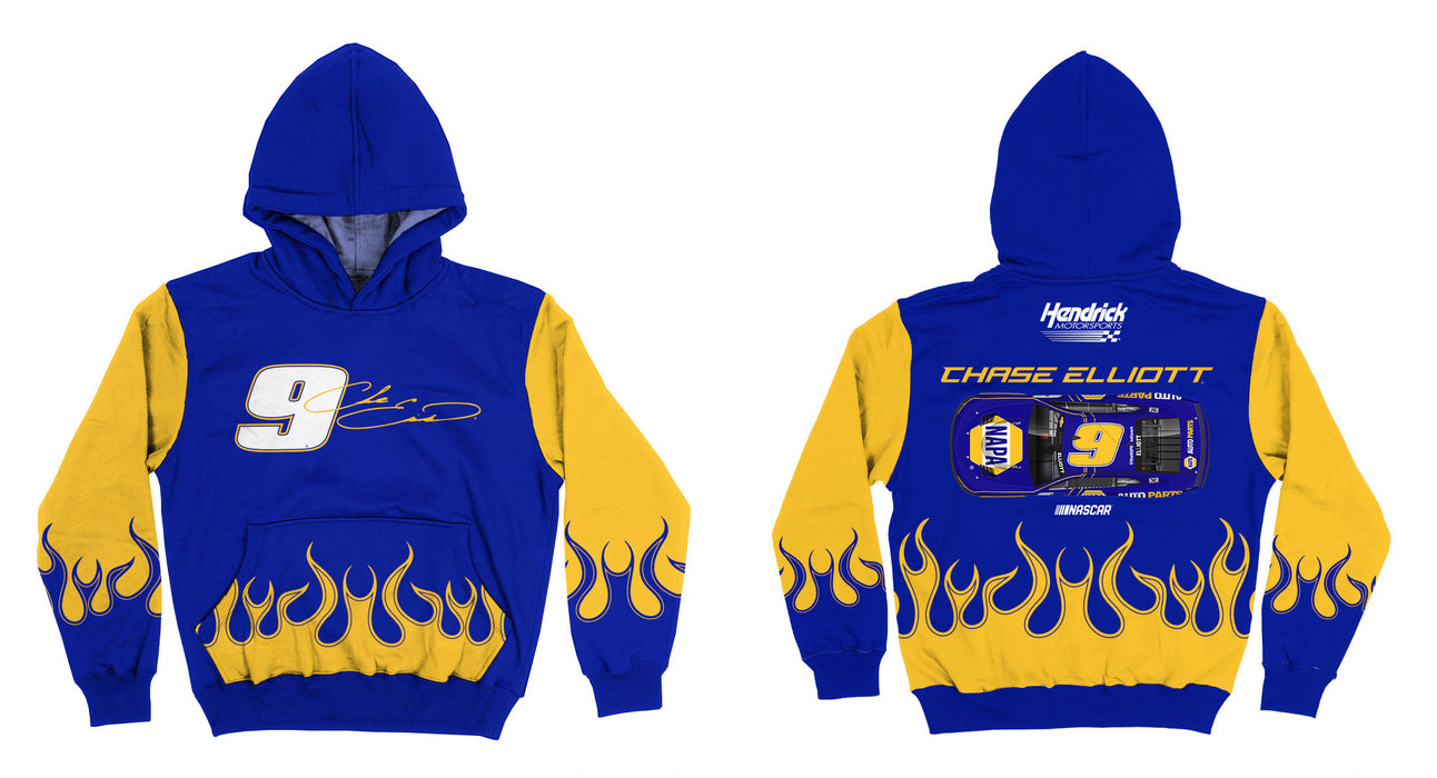 Chase Elliott Vive La Fete Color Block Pullover Hoodie - Royal - Vive La Fête - Online Apparel Store