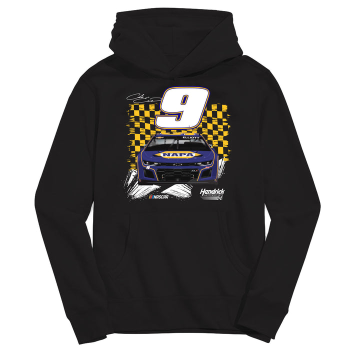 Chase Elliott NASCAR Pullover Hoodie - Black