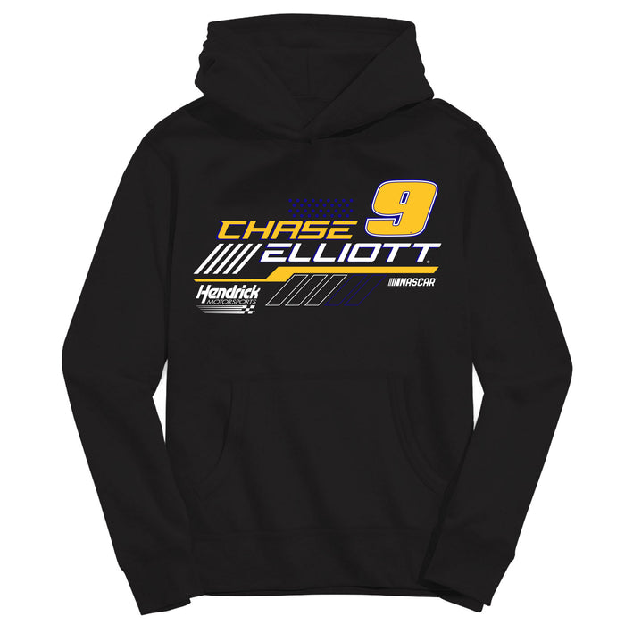 Chase Elliott NASCAR Pullover Hoodie - Black