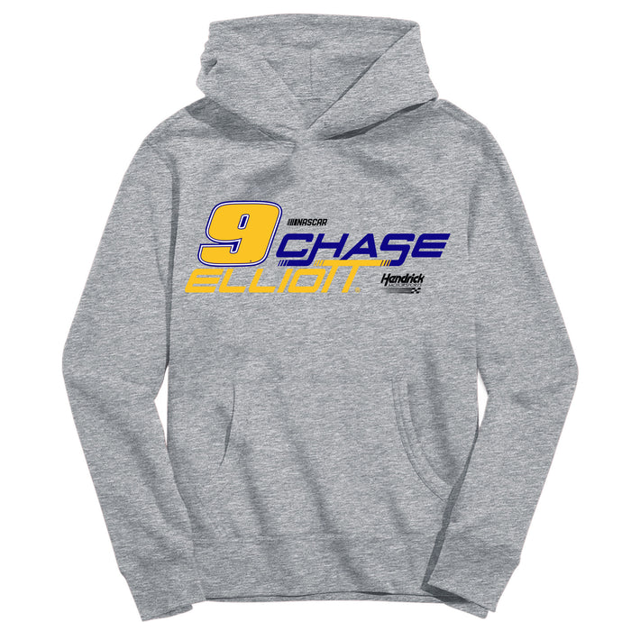 Chase Elliott NASCAR Pullover Hoodie - Grey