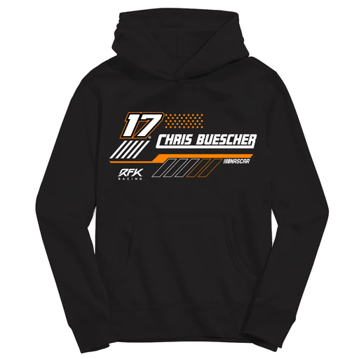 Chris Buescher Vive La Fete NASCAR Pullover Cotton Hoodie Black