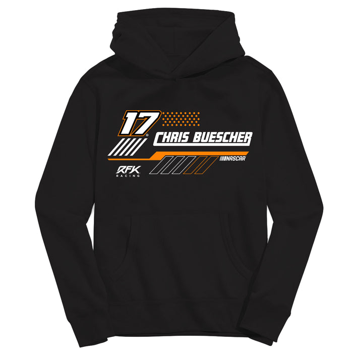 Chris Buescher Vive La Fete NASCAR Pullover Cotton Hoodie Black