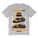 Chris Buescher Vive La Fete NASCAR Car View Cotton T-Shirt Gray