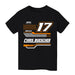 Chris Buescher Vive La Fete NASCAR Geometric Classic Front Cotton T-Shirt Black