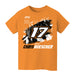 Chris Buescher Vive La Fete NASCAR Abstract Halftone Front Cotton T-Shirt Orange