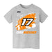Chris Buescher Vive La Fete NASCAR Abstract Check Halftones Cotton T-Shirt Gray