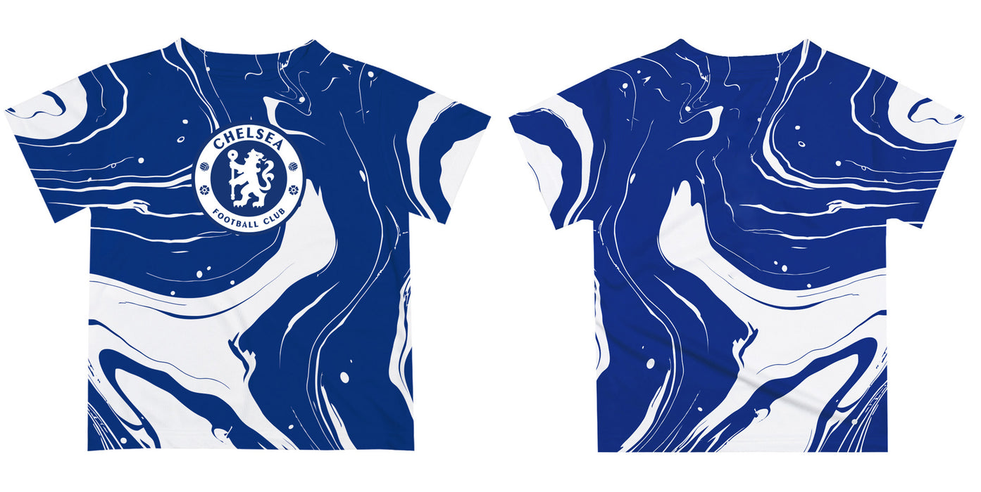 Chelsea FC Marble Boys Game Day Blue Short Sleeve Tee - Vive La Fête - Online Apparel Store