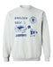 Chelsea FC Womens White Cotton Crewneck Pullover Sweatshirt