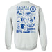 Chelsea FC Impressions Artwork Women Cotton Fleece Long Sleeve Crew Neck - Vive La Fête - Online Apparel Store