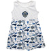 Charlotte Independence Repeat Print Impressions White Sleeveless Tank Dress
