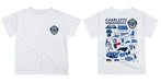 Charlotte Independence Impressions Artwork Boys White Short Sleeve Tee - Vive La Fête - Online Apparel Store