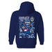 Charlotte Independence Women's Navy Pullover Cotton Hoodie - Vive La Fête - Online Apparel Store