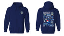 Charlotte Independence Women's Navy Pullover Cotton Hoodie - Vive La Fête - Online Apparel Store