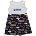 NASCAR Charlotte Repeat Print Impressions Sleeveless Tank Dress Black