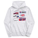 NASCAR Charlotte Youth Pullover Cotton Hoodie White
