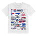 NASCAR Charlotte Impressions Artwork Youth Cotton T-Shirt White