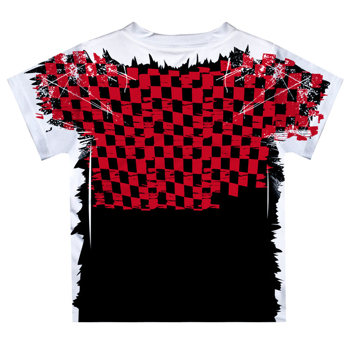 Connor Zilisch Vive La Fete NASCAR Checkered Racing Car T-Shirt White