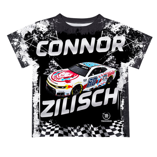 Connor Zilisch Vive La Fete NASCAR Abstract Kids T-Shirt Black