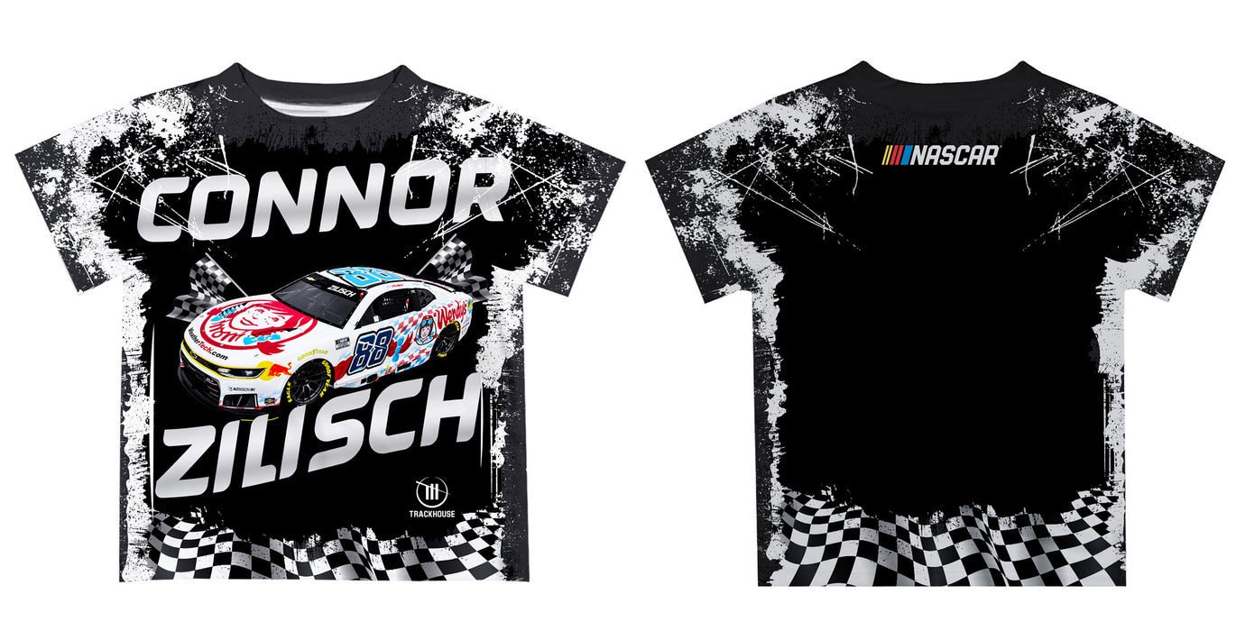 Connor Zilisch Vive La Fete NASCAR Abstract Kids T-Shirt Black