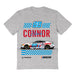 Connor Zilisch Vive La Fete NASCAR Name Grid Classic Cotton T-Shirt Gray